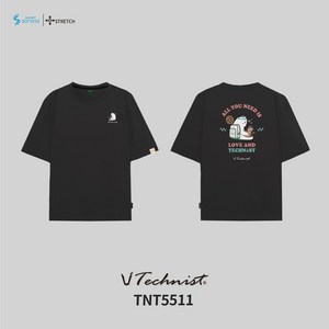 테크니스트 배드민턴 오버핏 티셔츠 TNT5511