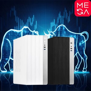 속도 빠른 주식용 컴퓨터 HTS 코인 해외선물 거래용 주식 전용 PC 본체 견적, 주식용 5번, Free DOS, 256GB, 16GB, 블랙