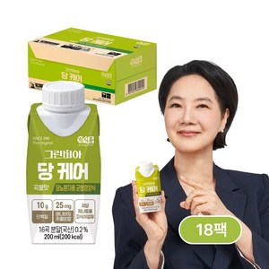 그린비아 당케어 곡물맛 균형영양식, 200ml, 18개