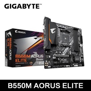 GIGABYTE 새로운 B550M AORUS ELITE 마더보드 Micro-ATX 소켓 AM4 Ryzen 5000 4000 3000 시리즈 CPU 듀얼 채널 DDR4 SATA3 M, 마더 보드