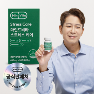 마인드카페 마인드비타 양재진 테아닌 스트레스 케어 400mg, 30정, 3개