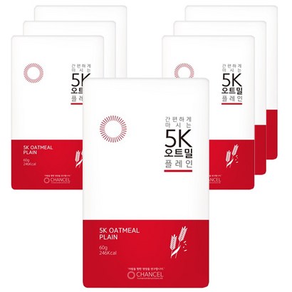 찬슬 5K 오트밀 플레인 7개 리뷰후기