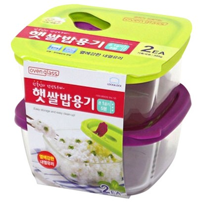 락앤락오븐글라스 햇쌀밥용기 410 502S2