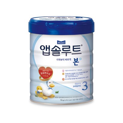 앱솔루트 시작부터 바르게 본 분유 3단계