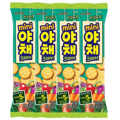 롯데제과 미니야채크래커 리뷰후기
