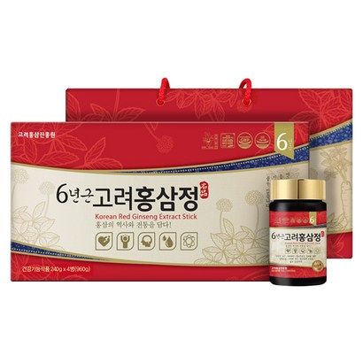 고려홍삼진흥원 6년근 홍삼정 쇼핑백 리뷰후기