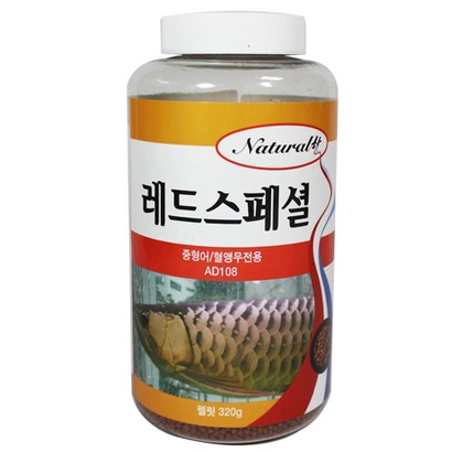 내츄럴한 레드 스페셜 열대어 사료 대