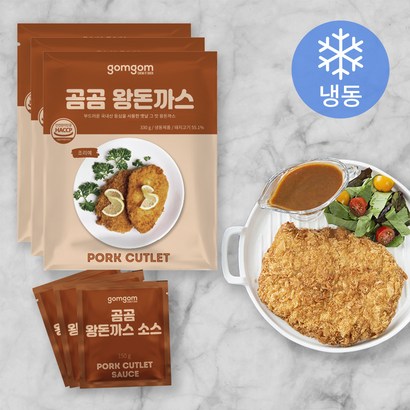 곰곰 왕돈까스 소스 3세트 리뷰후기