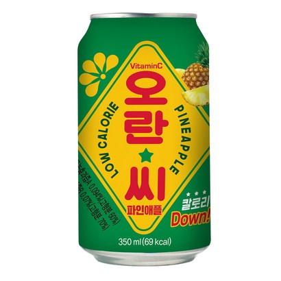 오란씨 캔 파인애플 24개 리뷰후기