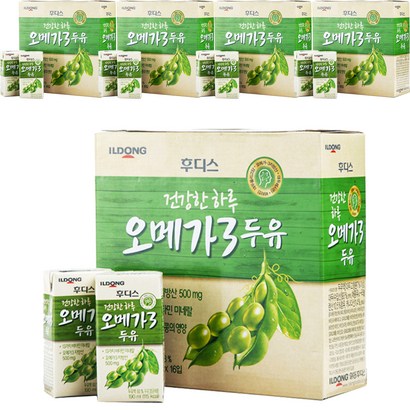 일동후디스 건강한 하루 오메가3 두유 리뷰후기