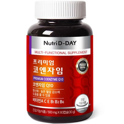 뉴트리디데이 프리미엄 항산화 혈압감소 코엔자임 Q10