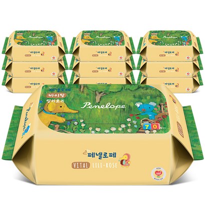 페넬로페 바이탈 릴리로즈 아기물티슈 리필형 리뷰후기