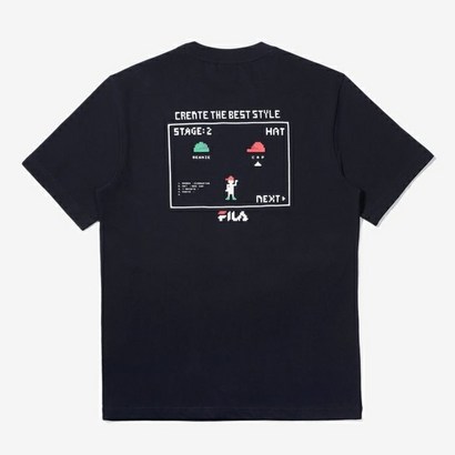 휠라 8비트 게임 티셔츠 FS2RSD2881X