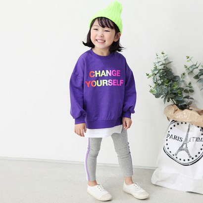 초코몽 아동용 셀프 라인 상하