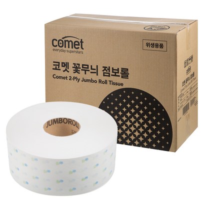 코멧 2겹 꽃무늬 점보 리뷰후기