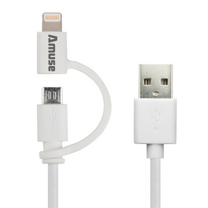 어뮤즈 마이크로5핀 라이트닝 커넥터 환 USB 케이블