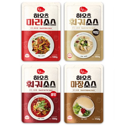 참소스 하오츠 마라소스 훠궈소스 백탕 마장소스 훠궈소스 홍탕