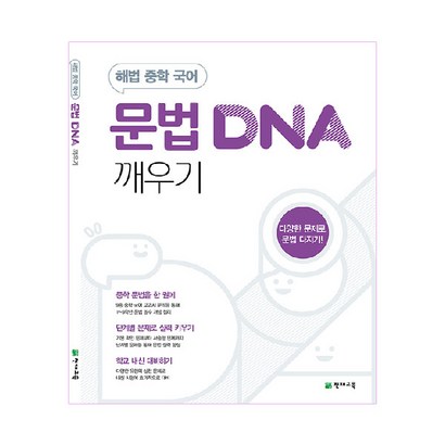 해법 중학 국어 문법 DNA 깨우기:다양한 문제로 문법 다지기!