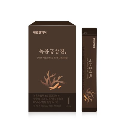 천엔케어 녹용홍삼진 스틱형 리뷰후기