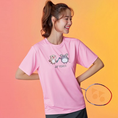 요넥스 라운드 반팔 티셔츠 201TS044U