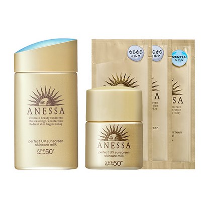 아넷사 퍼펙트 UV 선스크린 스킨케어 밀크 A SPF50 PA 기획세트 리뷰후기