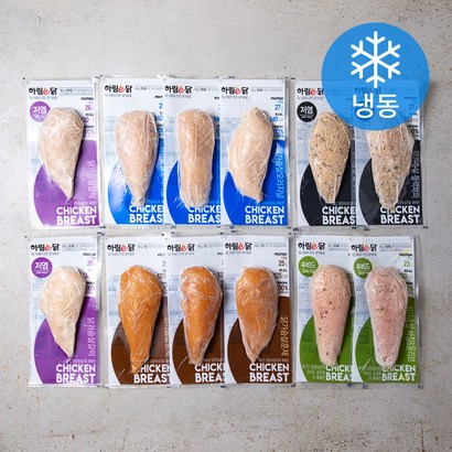 하림 이닭 닭가슴살 오리지널 훈제 갈릭 블랙페퍼 바질올리브
