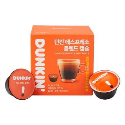 던킨도너츠 돌체구스토 환용 에스프레소 블렌드 캡슐