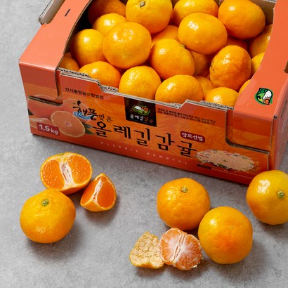 A 인증 해풍맞은 올레길 당도선별 하우스감귤