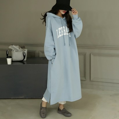베니코코 레베카 후드 긴팔 원피스