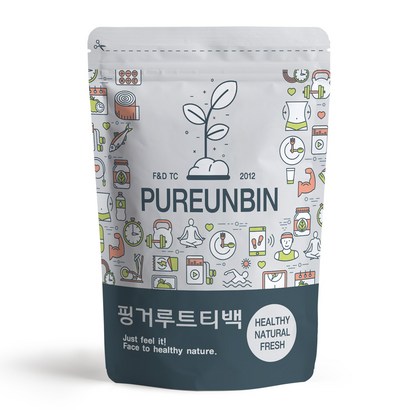 푸른빈 핑거루트 차 삼각 티백