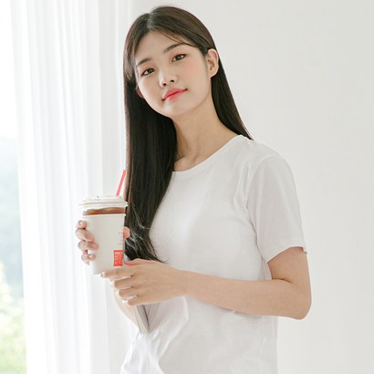 컴포트랩 여성용 노브라 컴포 면 베이직 라운드 반팔티 방수 파우치 리뷰후기