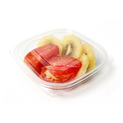 정사각 일회용 반찬용기 투명
