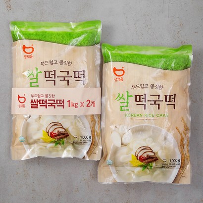 생채움 쌀떡국떡