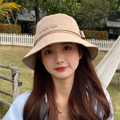 셀라 여성용 코튼 벨트식 벙거지 모자