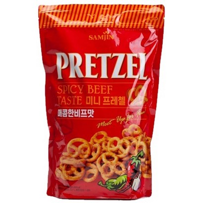 미니 프레첼 매콤한 비프맛