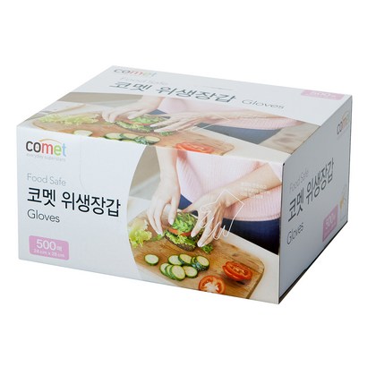 코멧 튼튼형 위생장갑 500매