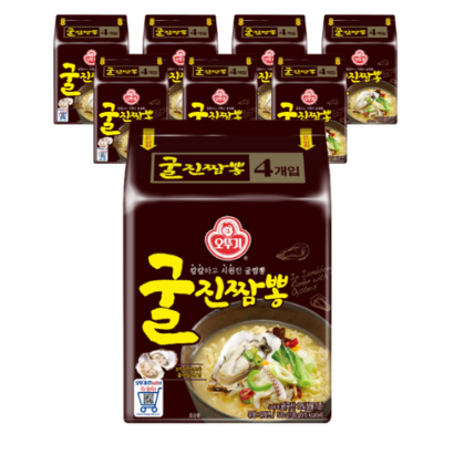 오뚜기 굴진짬뽕 라면 멀티
