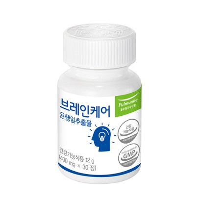 풀무원건강생활 브레인케어 은행잎추출물