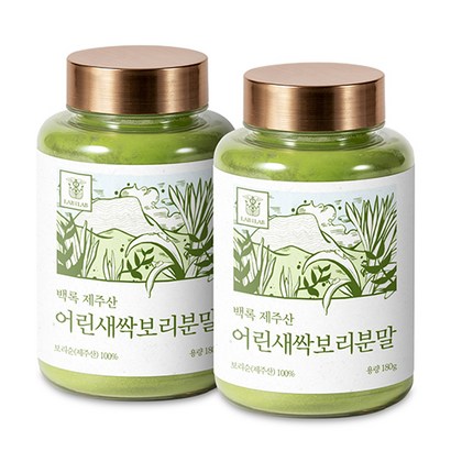 랩온랩 백록 제주산 어린새싹보리분말 리뷰후기