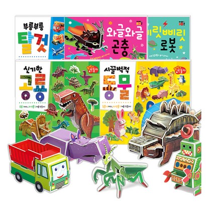 따서조립하기 5권 : 신기한 공룡 따조 시끌벅적 동물 따조 부릉부릉 탈것 따조 와글와글 곤충 따조 삐릿삐릿 로봇 따조