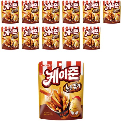 오리온 눈을감자 케이준 과자