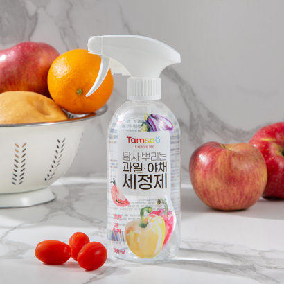 탐사 뿌리는 과일 야채 세정제 리뷰후기