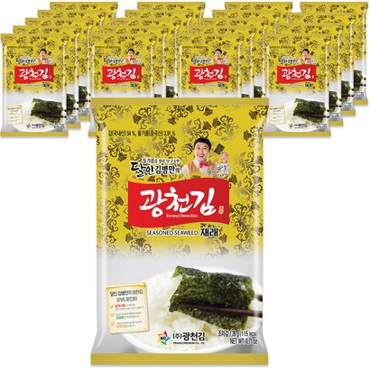광천김 들기름을 발라 더 고소한 달인 김병만의 재래 전장김