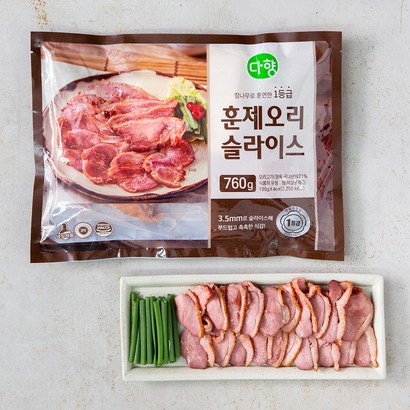 다향오리 참나무로 훈연한 훈제오리 슬라이스 리뷰후기