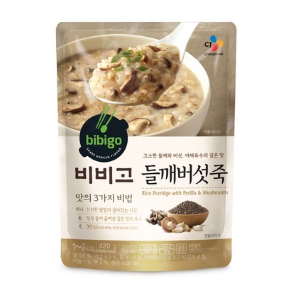 비비고 들깨버섯죽