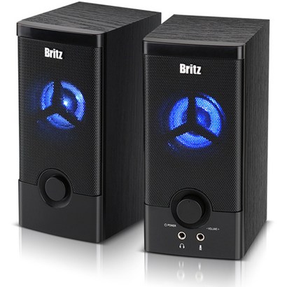 브리츠 2채널 USB 북쉘프 게이밍 스피커 리뷰후기