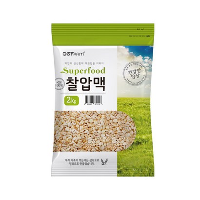 건강한밥상 국산 찰압맥