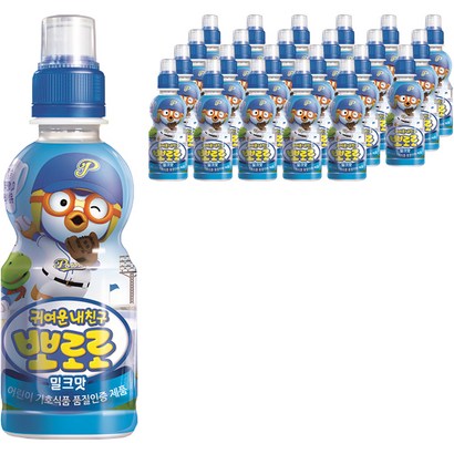 뽀로로 어린이음료 밀크맛 235