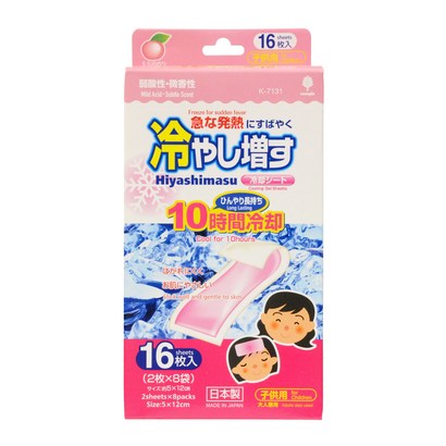 코쿠보 열 냉각시트 어린이용 복숭아향 16개입 1개 리뷰후기