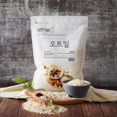 바른곡물 오트밀 캐나다산
